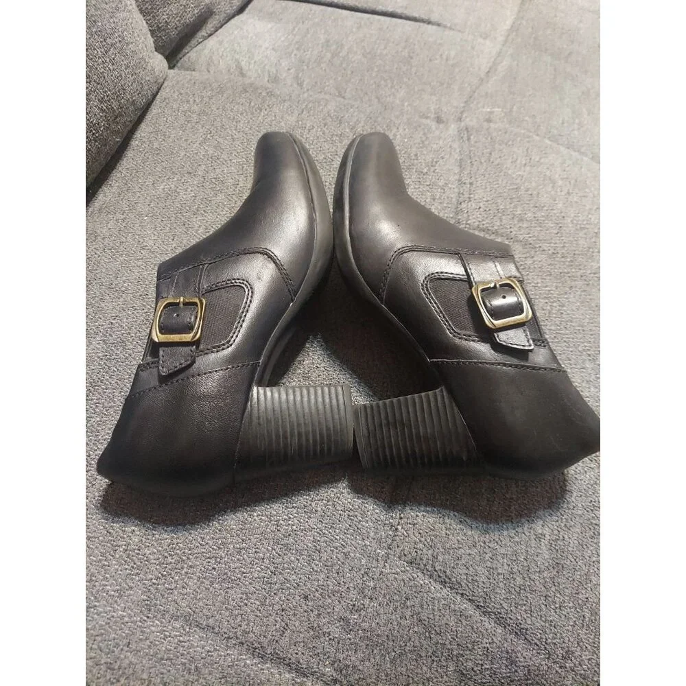 New Collection By Clarks Gladys Ankle Boot‎ For Women Sz 8.5M-black Winter